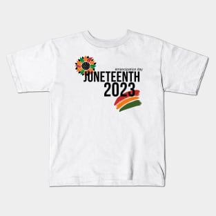 Juneteenth 2023 emancipation day Kids T-Shirt